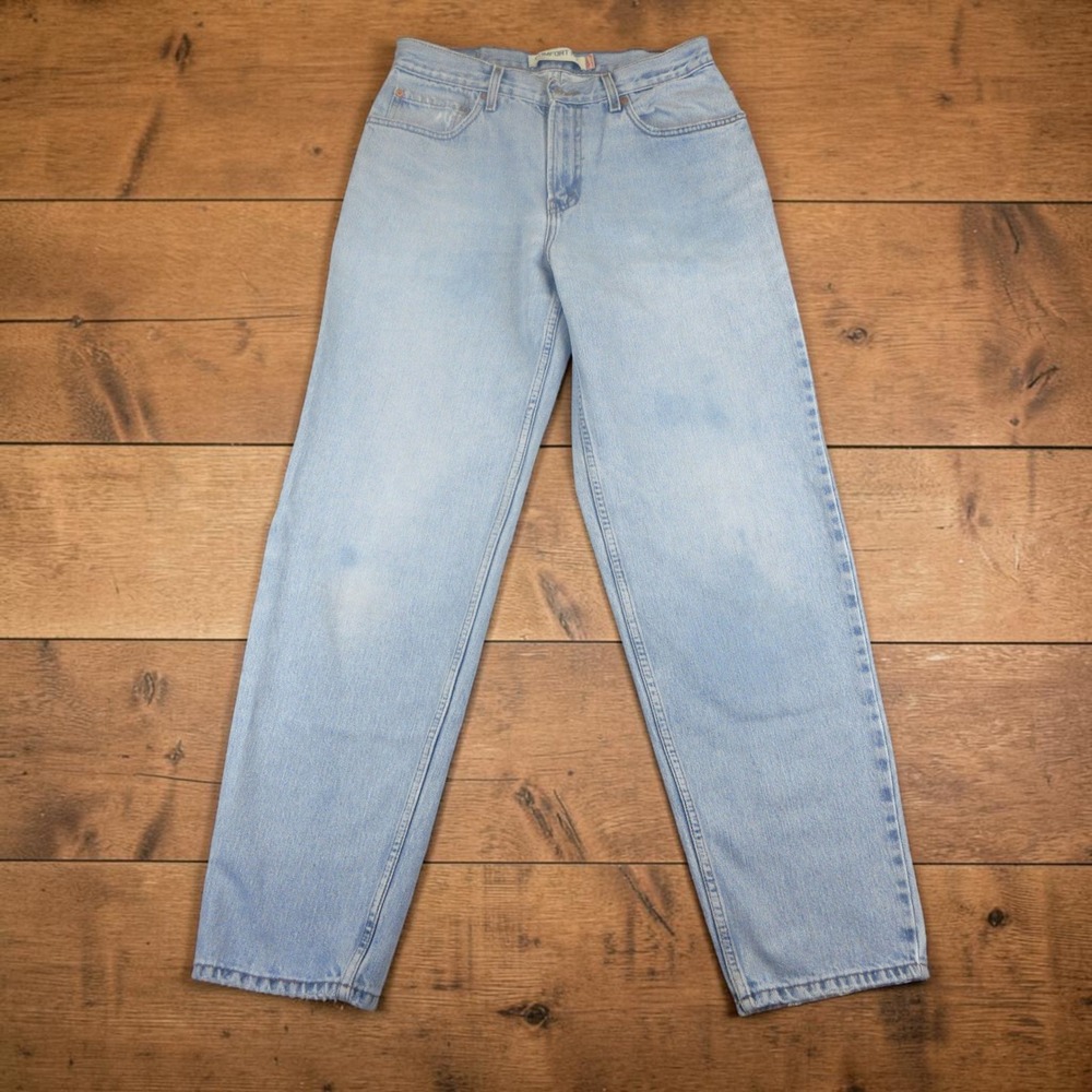 Levi's 560 Comfort Fit Jeans Mens 32x34 Light Wash Blue Denim Tapered Relaxed
